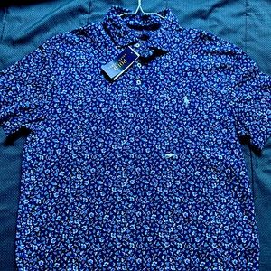 NWT Polo Ralph Lauren Floral Custom Slim Fit Polo
